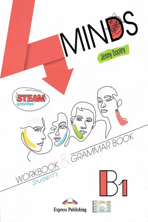 4Minds B1 Workbook & Grammar Book (with DigiBooks App)