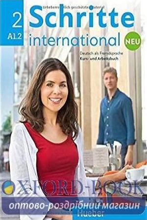 Schritte international Neu 2 A1.2, Kursbuch+Arbeitsbuch+CD (Підручник+робочий зошит+CD диск. Німецька мова)