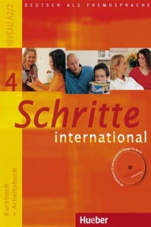 Schritte international 4 Kursbuch + Arbeitsbuch mit Audio-CD zum Arbeitsbuch und interaktiven Übungen